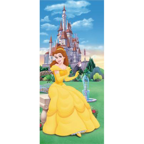 Poster porte Belle Princesse Disney intisse 90X202 CM