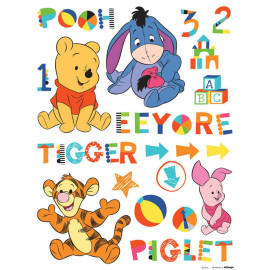 Stickers géant Winnie & ses amis Bébé Disney