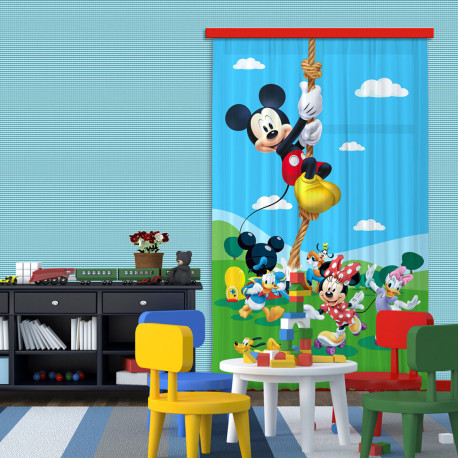 Rideaux La Maison de Mickey et ses amis Disney-Voilage : 140x245 cm
