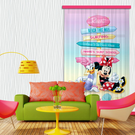 Rideaux Minnie & Daisy Disney-Voilage : 140x245 cm