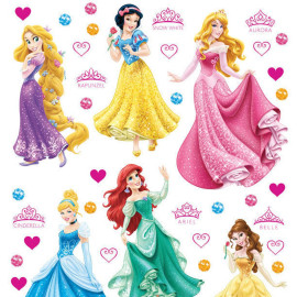 Stickers géant Princesses Disney 42.5 x 65 cm