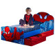 Lit enfant Spiderman Marvel Design tiroirs de rangement tete de lit lumineuse