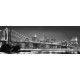 Photo murale - 368 x 124 cm - panoramique intissé - Brooklyn Bridge