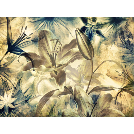 Lilies, photo murale, 360x254 cm, 4 parts