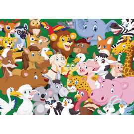 Animals, photo murale, 160 x 115 cm, 1 part