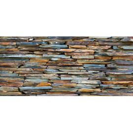 Colored stone wall, photo murale, 202 x 90 cm, 1 part