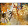 Floral painting, photo murale intissée, 360x270 cm, 4 parts