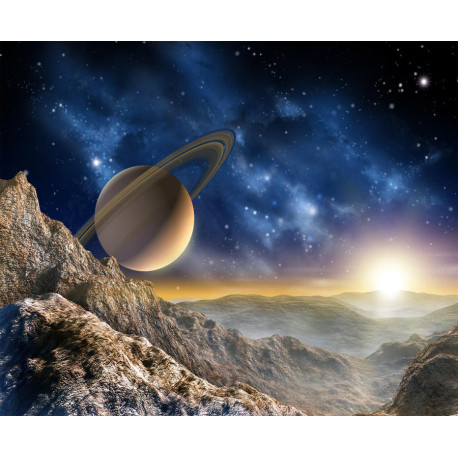 Saturn, photo murale intissée, 360x270 cm, 4 parts