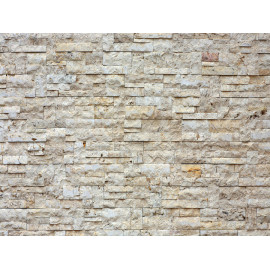 Beige bricks , photo murale intissée, 360x270 cm, 4 parts