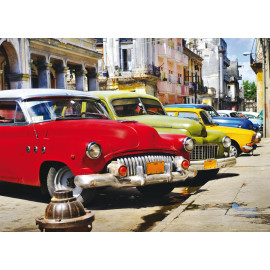 Cuban cars, photo murale intissée, 155x110 cm, 1 part