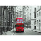 London bus, photo murale intissée, 155x110 cm, 1 part