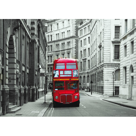 London bus, photo murale intissée, 155x110 cm, 1 part