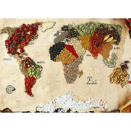 World spices, photo murale intissée, 155x110 cm, 1 part