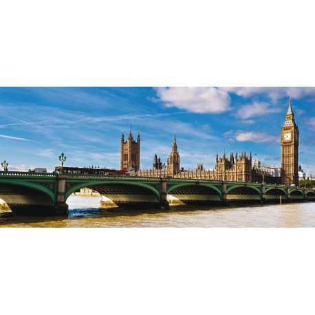 London Parliament Big Ben, photo murale intissée, 202 x 90 cm, 1 part