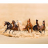 Horses, rideau imprimé 6 chevaux qui courent 280x245 cm, 2 parts