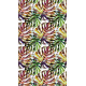 Foliage, rideau imprimé motifs feuilles multicolores 140x245 cm, 1 part