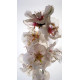 Flowers, rideau imprimé zoom sur fleurs blanches délicates 140x245 cm, 1 part
