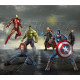 Rideaux voilage Captain America et les Avengers Marvel 180x160 CM