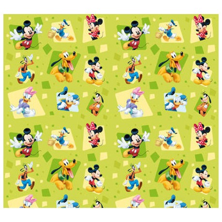 Rideaux Mickey et tous ses amis Disney-Voilage : 180x160 cm