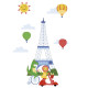 Stickers Animaux Safari à Paris Roommates