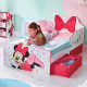 Lit enfant Minnie Disney Noeud avec tiroirs de rangement