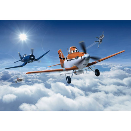 Papier peint Planes Dans les Nuages Disney Pixar 368X254 CM