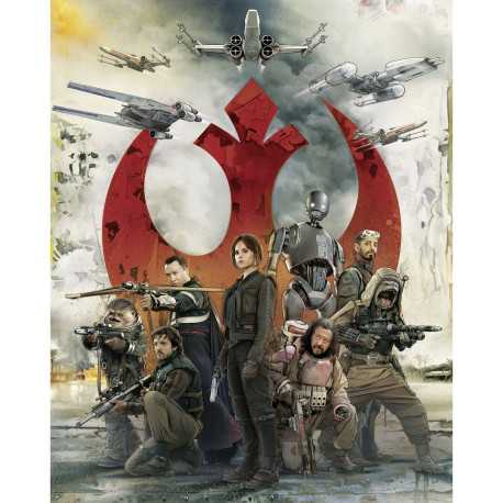 Poster XXL Panoramique Rogue One : Rebels Star Wars 200X275 CM