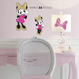 Stickers géant Minnie Mouse Glitter Disney