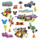 19 Stickers Roadster Team Mickey Mouse
