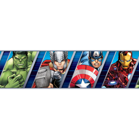 Frise auto-adhésive Avengers de Marvel