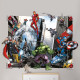 Poster XXL avec personnages en relief Avengers Marvel 3D pop out 122X152 cm