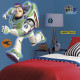 Sticker géant phosphorescent et repositionnable Toys Story avec Buzz l'éclair de Disney 45,7CM X 101,6