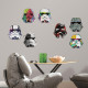 Stickers repositionnables Star Wars Casques de Stormtrooper 21,9CM X 92,7CM