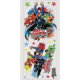 Stickers géants repositionnables Justice League DC Comics 25,4CM X 45,7CM