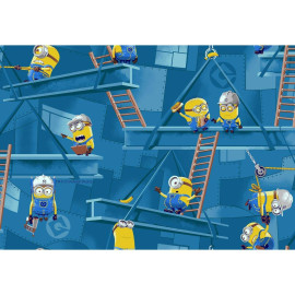 Tapis Factory Bleu Les Minions