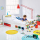 Lit enfant 190 cm Room 2 Build avec rangement compatible lego 