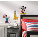 3 Stickers Mickey Mouse & Minnie & Pluto 3D Relief Mousse 