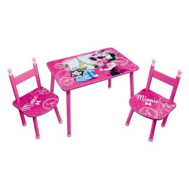 Ensemble table et chaises Minnie Disney