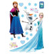 Stickers Anna Elsa & Olaf La Reine des Neiges Disney