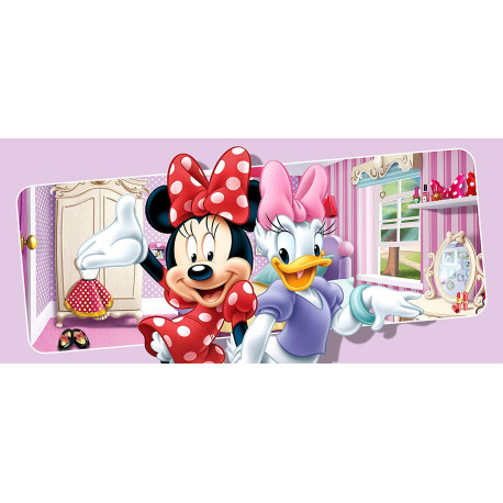 Poster géant Minnie & Daisy Disney intisse 202X90 CM  Poster sur Papier  peint pour enfant sur Déco de Héros