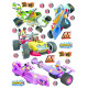 Stickers géant Mickey Racers Disney