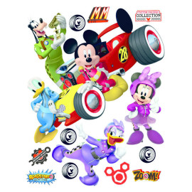 Stickers géant Mickey Racing Cars Disney 85x65 CM