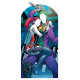 Figurine en carton passe-tete Harley Quinn et le Joker Classic DC Comics H 167 CM