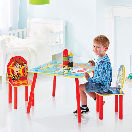Ensemble table et 2 chaises Toy Story Disney  Ensemble table & chaise sur  Mobilier pour enfant sur Déco de Héros