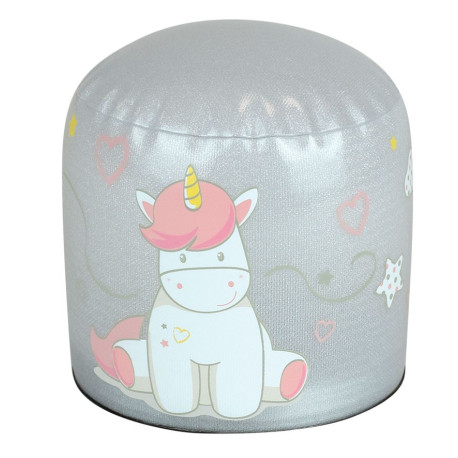 lampe gonflable LED licorne assise