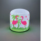 lampe gonflable LED flamant rose lampe allume
