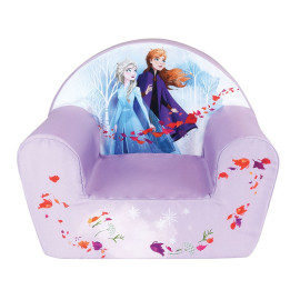 fauteuil club violet en mousse La Reine des Neiges 2 Anna et Elsa