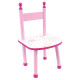 chaise ensemble licorne rose blanc violet