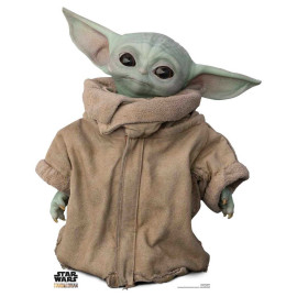 Figurine en carton taille réelle Bébé Yoda alias Gogru série Mandalorian 95 CM