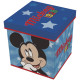 Pouf cube de rangement Mickey 1928